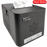 TSCAN (TS180E) TERMAL FİŞ YAZICI SİYAH (USB+ETHERNET) 